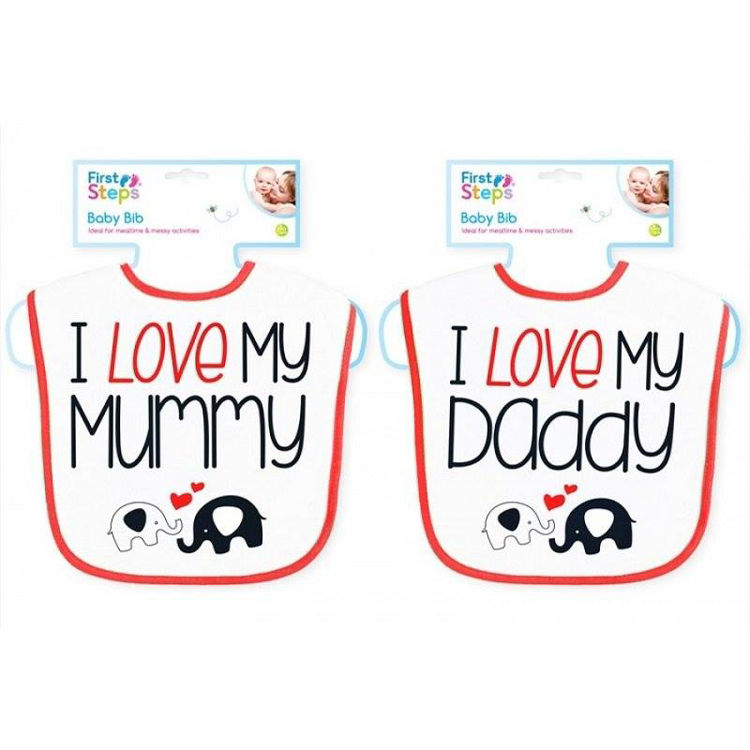 Picture of FS5553-5532 Baby Bib I LOVE MY MUMMY